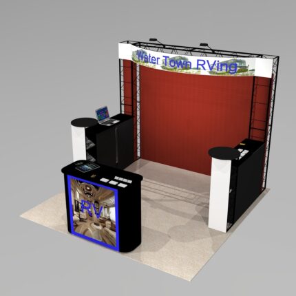 Mural graphic trade show exhibit design OPA10 Graphic Package A