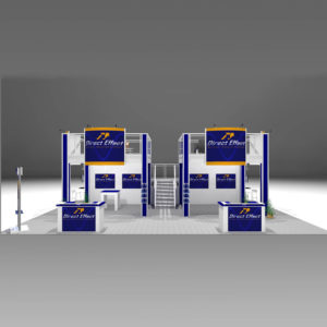 Two Story Double Deck Trade Show Display| EC3040