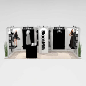 Trade Show clothing and shelving display design | SAL1020