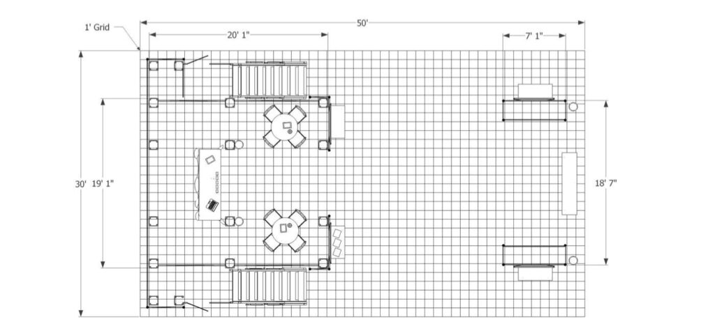 two story trade show booth