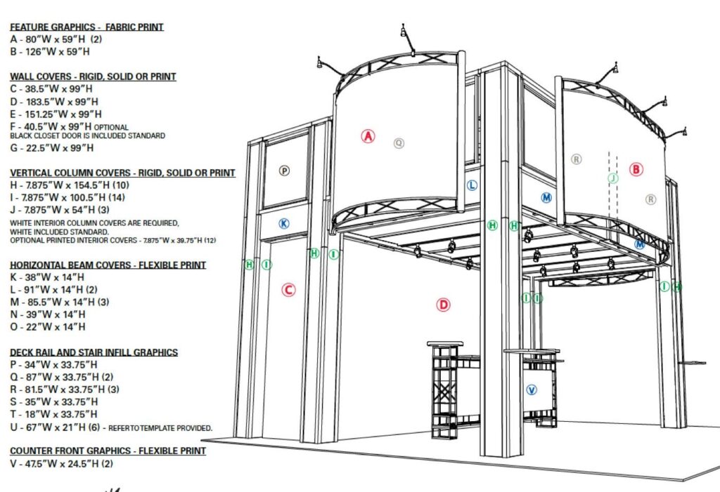 two story trade show rentals