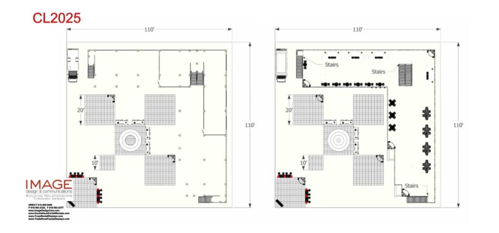 booth expo rental design in Las Vegas