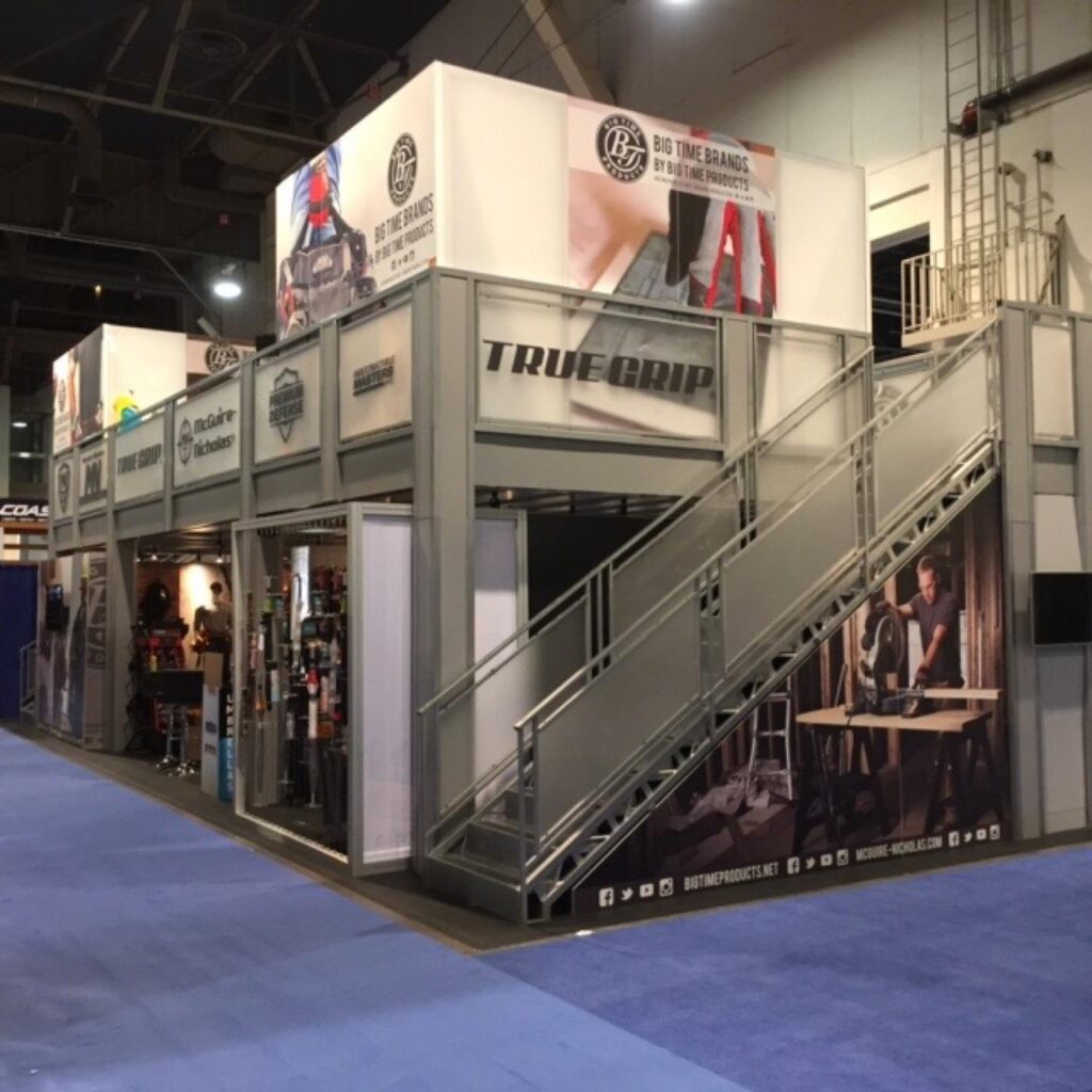 two story trade show booth for rent in Las Vegas