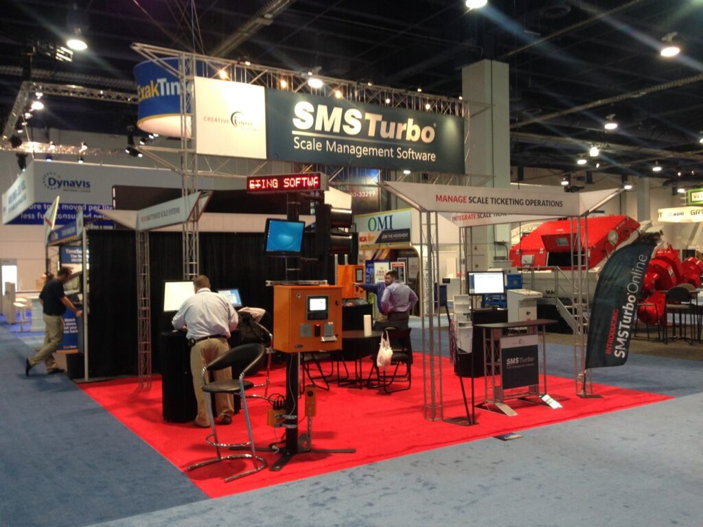 Cost Effective Island Booth Space Trade Show Exhibit Rental