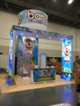 Island Trade Show Exhibit Booth Backlit Display Graphics