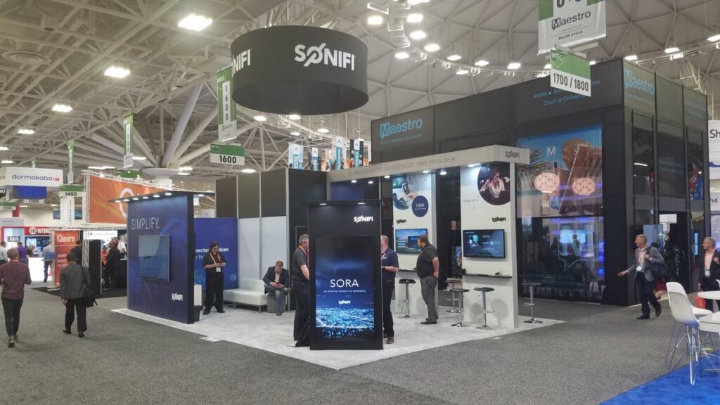 Excellent Design For A Island Trade Show Booth Rental In Las Vegas