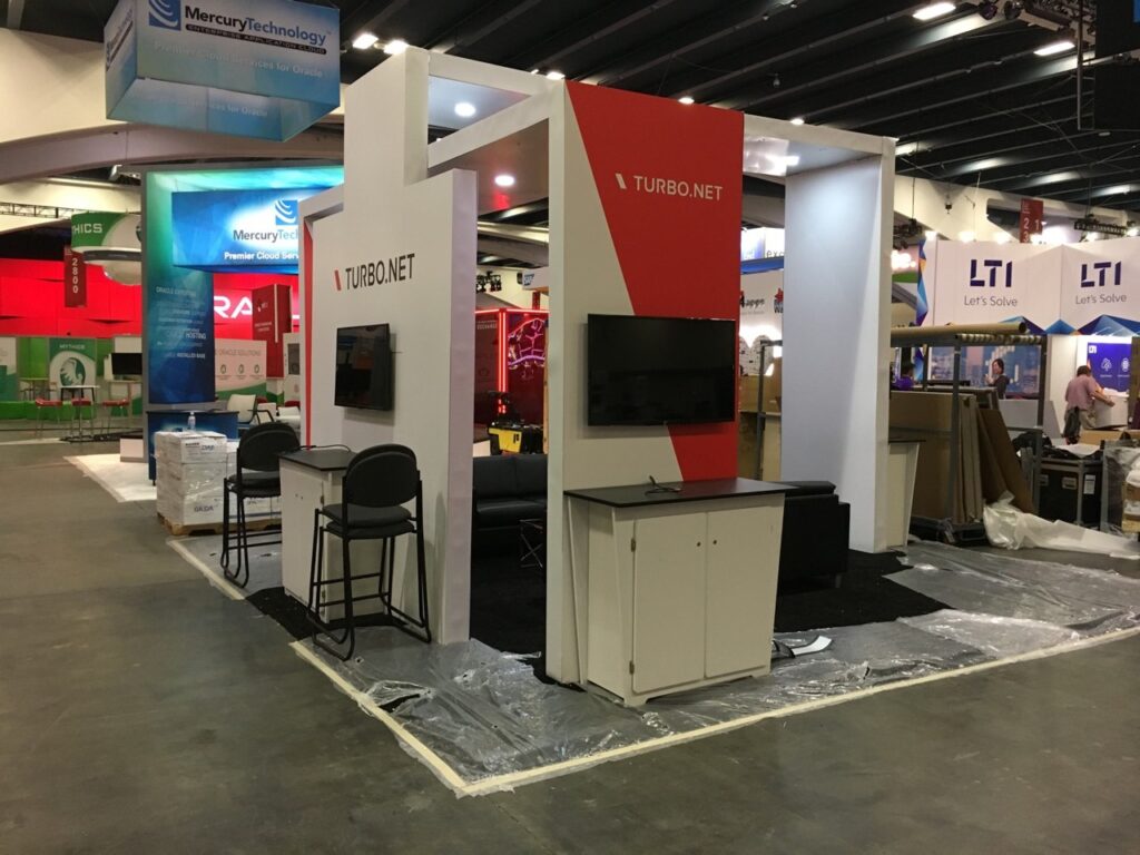 Modular Trade Show Exhibit Design Idea For Island Booth Space in Las Vegas