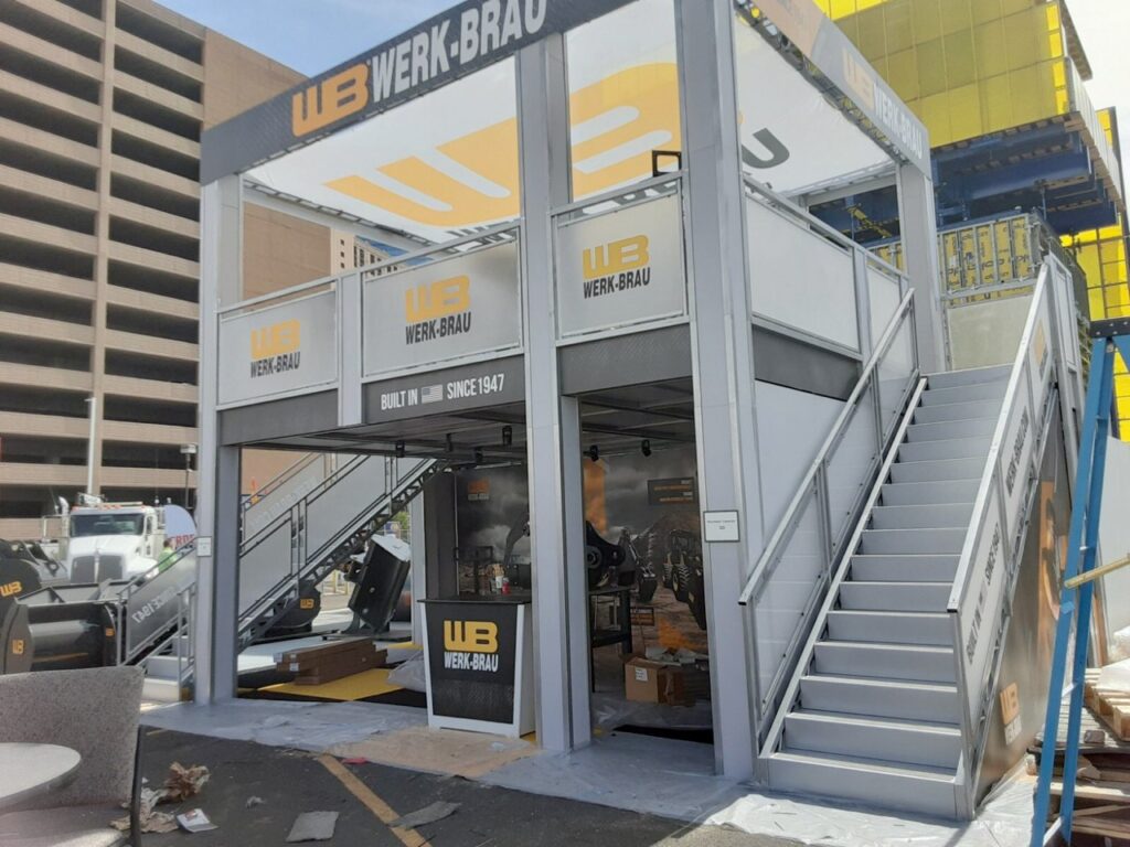 Outdoor Two Story Exhibit Structure