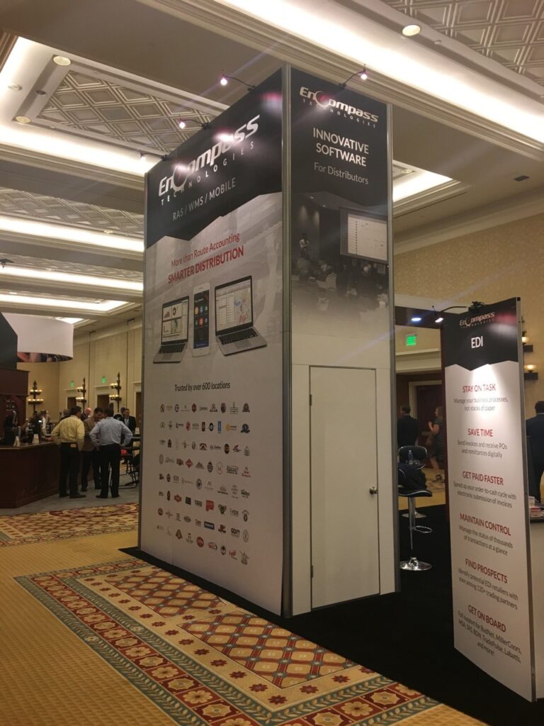 Storage Space In A trade Show Exhibit Rental in Las Vegas