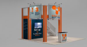 20 x 20 Trade Show Double Deck Turnkey Rental