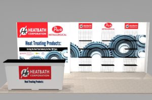 Trade Show Display with Shelving