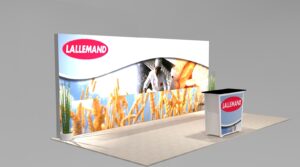 Stunning Seamless 20 ft. Backlit. Graphic Wall Display