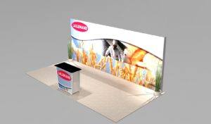 Stunning Seamless 20 ft. Backlit. Graphic Wall Display