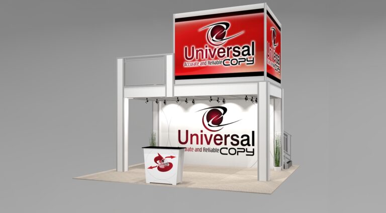 Largest Trade Show Double Deck For 20 ft. Booth Space, with Private Meeting Room