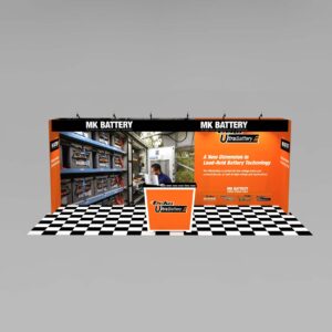 IM73-V1 10 ft. X 20 ft. giant mural wall and Logo Header Sign