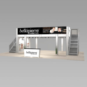 Double Deck Design for 40’ Booth Space | BP2040V1-DD