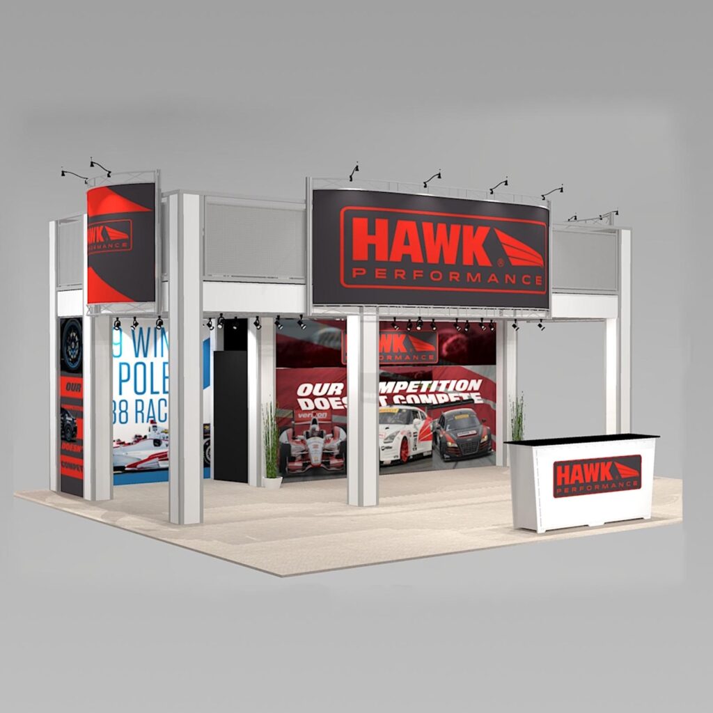 Trade Show Double Deck Exhibit Rental