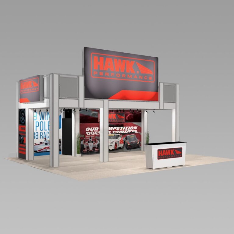 Trade Show Double Deck Exhibit Rental