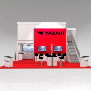 YAZ3030 Double Deck Trade Show Exhibit With Offices