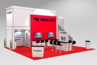 Trade Show Double Deck Exhibit With Offices In Las Vegas