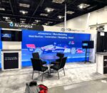 30' Trade Show Display With Backlit Graphics And Workstation
