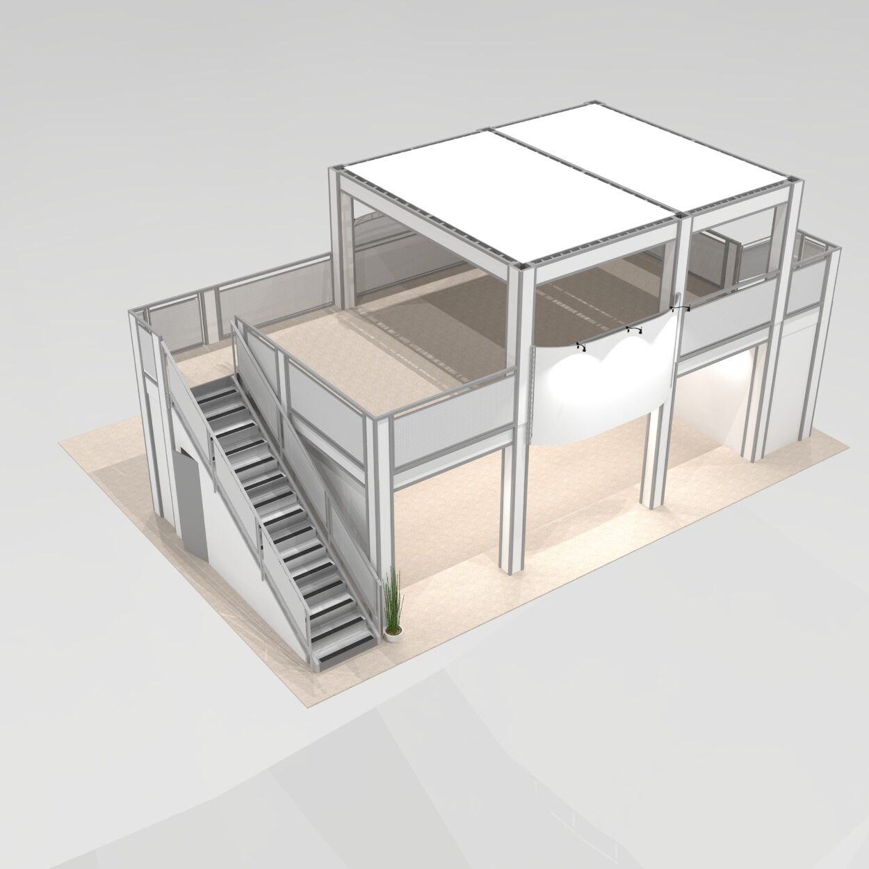 NADA Show Double Deck And Island Exhibits